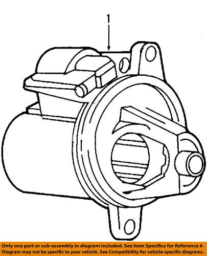 Ford oem 9l3z-11002-a starter/starter motor