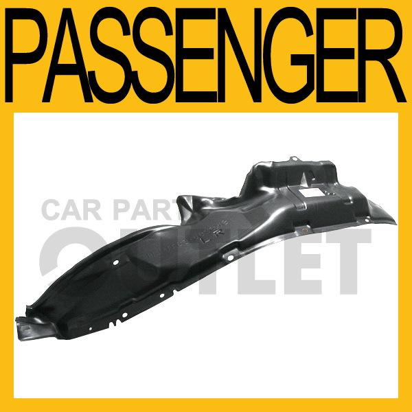 96-98 nissan pathfinder front fender liner ni1251108 rear sector shield right fr