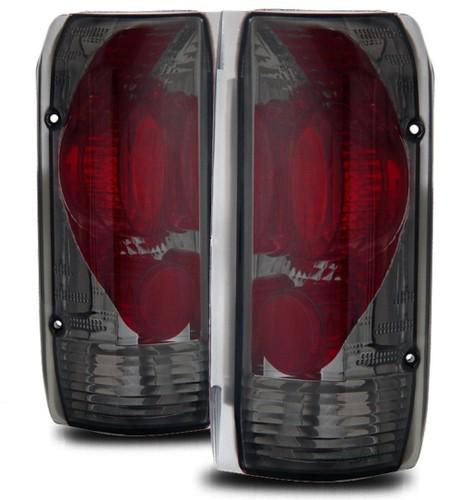 89-96 ford f150/f250/f350/bronco smoked altezza tail lights rear brake lamps usa