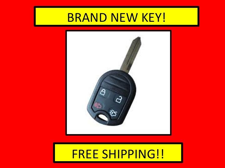 New replacement remote head key ignition key ford four button 