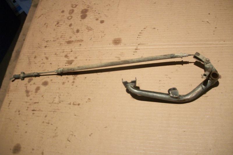 Yamaha moto 4 yfm200 yfm 200 1985 rear back brake cable lever pedal petal