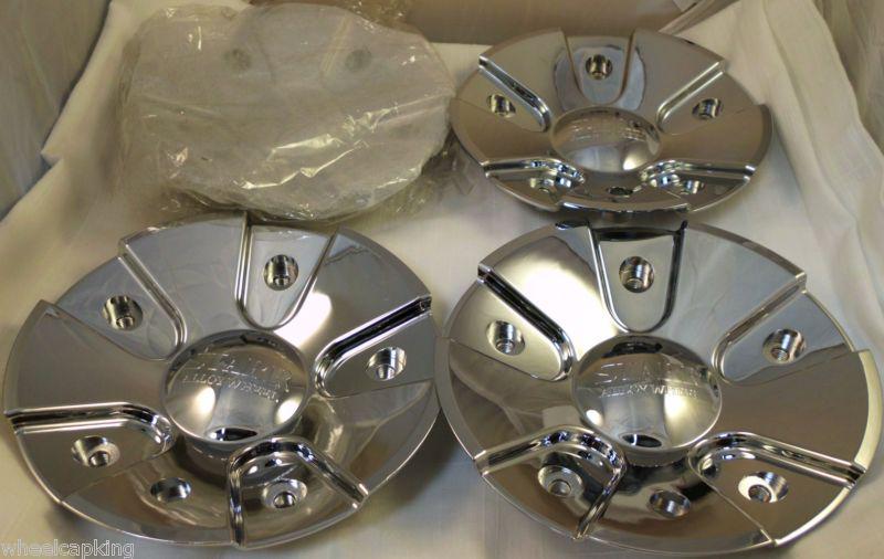 Starr alloy wheels chrome custom wheel center cap caps set of 4 # c-520-1 new!