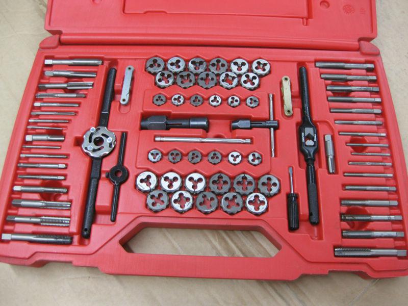 Snap-on 76pc. us/metric tap & die set tdtdm500a 