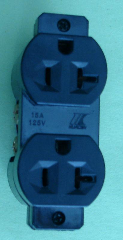 Duplex  15a 125v generator power socket receptacle 