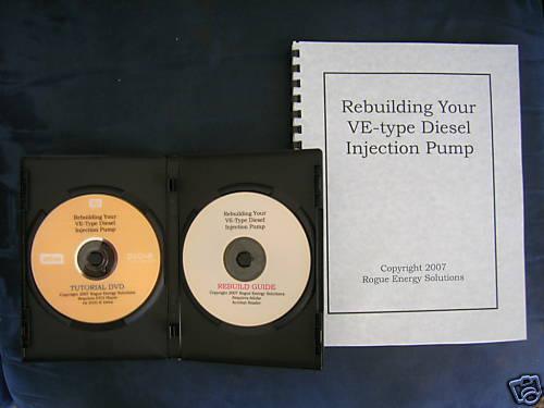 Diesel injection pump rebuild dvd & cd kit (bosch ve)