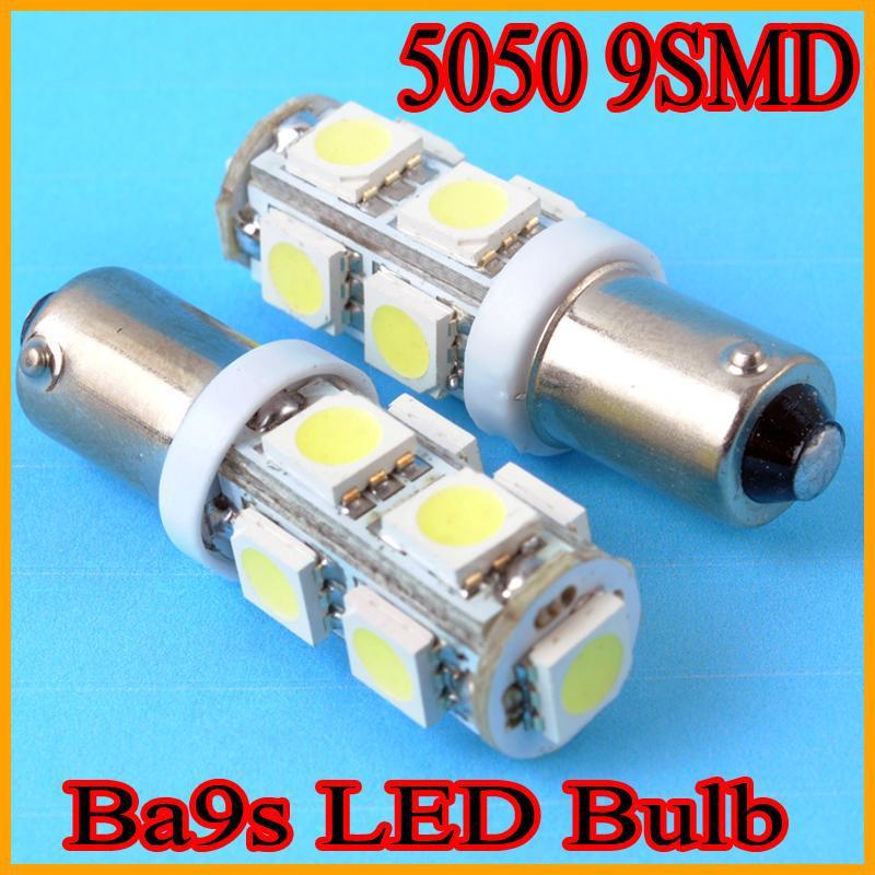 10x xenon white car led ba9s t4w 1895 9 5050-smd lamp led light bulbs h6w 53 57