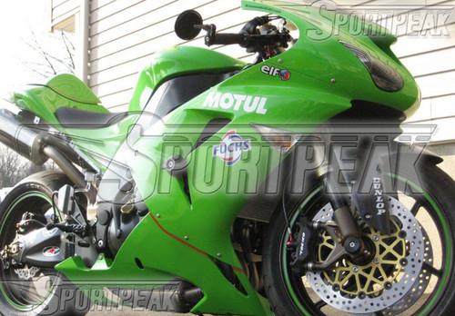 For kawasaki ninja zx-10r zx 10r 06 07 abs body kit green f71c20