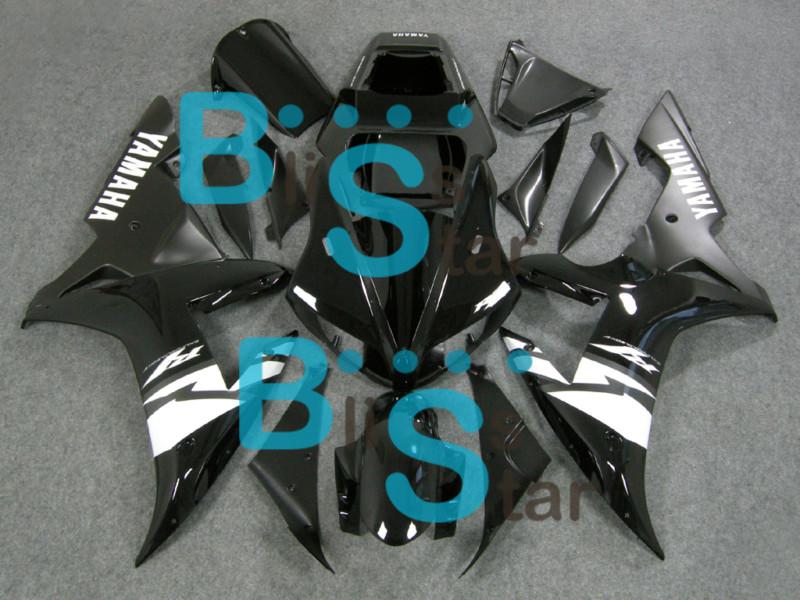 Fairing matt gloss black bodywork plastic set fit for yzf-r1 2002-2003 ye07 w4