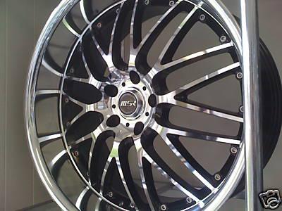 Mustang supra 350z altima maxima black 20" wheels rims