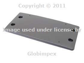 Vw jetta iv (00-05) license plate base front oem new + 1 year warranty