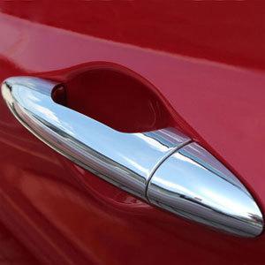 Chrome door handle cover auto trim set fit hyundai accent i25 2012 2013