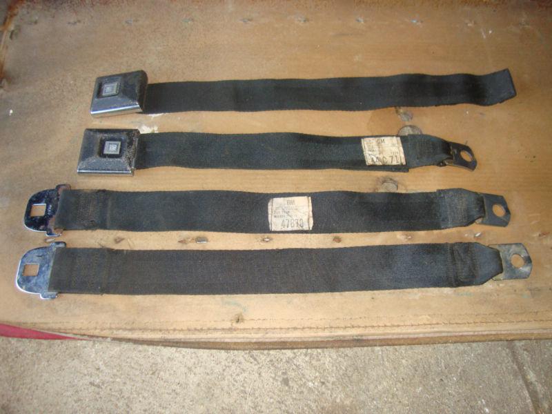 70 71 72 oem buick gs skylark cutlass 442 gto seat belts