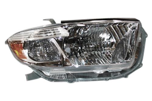 Tyc 20-6897-01-1 toyota highlander right replacement headlight assembly