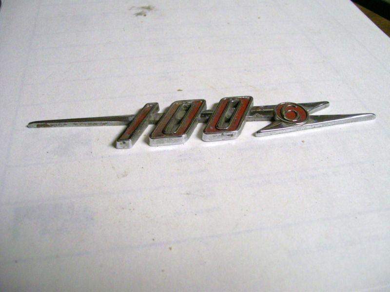 Original austin healey 1957 1958 100-6 chrome grill emblem