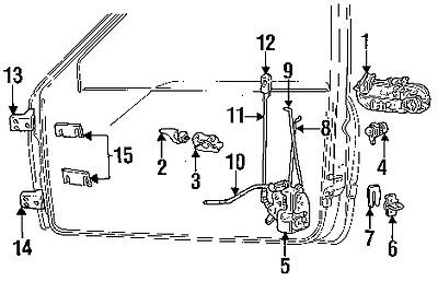 Dodge 4723484 genuine oem factory original lock cylinder