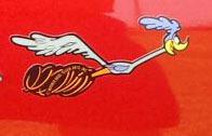 New mopar 1969-73 road runner right door bird decal