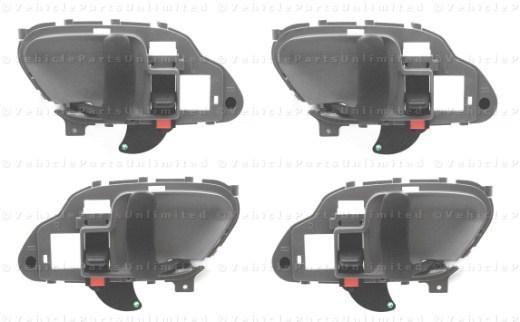 95 - 02 4 pc inside door handles set fits: gm gmc truck