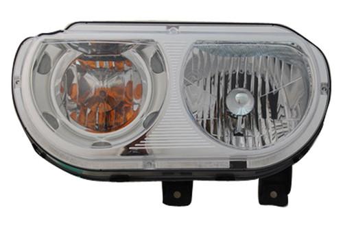 Tyc 20-9148-00 - 2012 dodge challenger left replacement headlight assembly