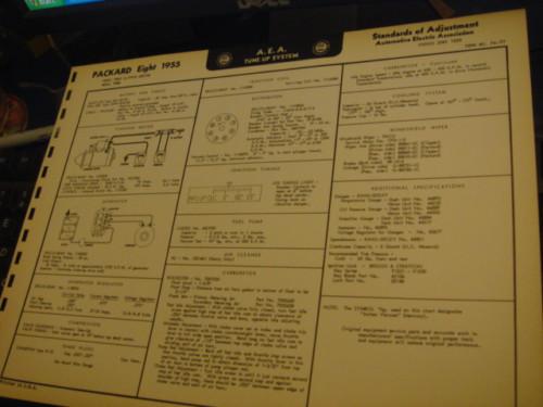 55 packard clipper custom 8 tuneup specs wiring diagram