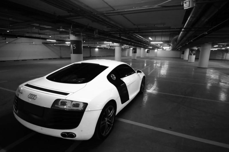 Audi r8 hd poster super car b&w print multiple sizes available