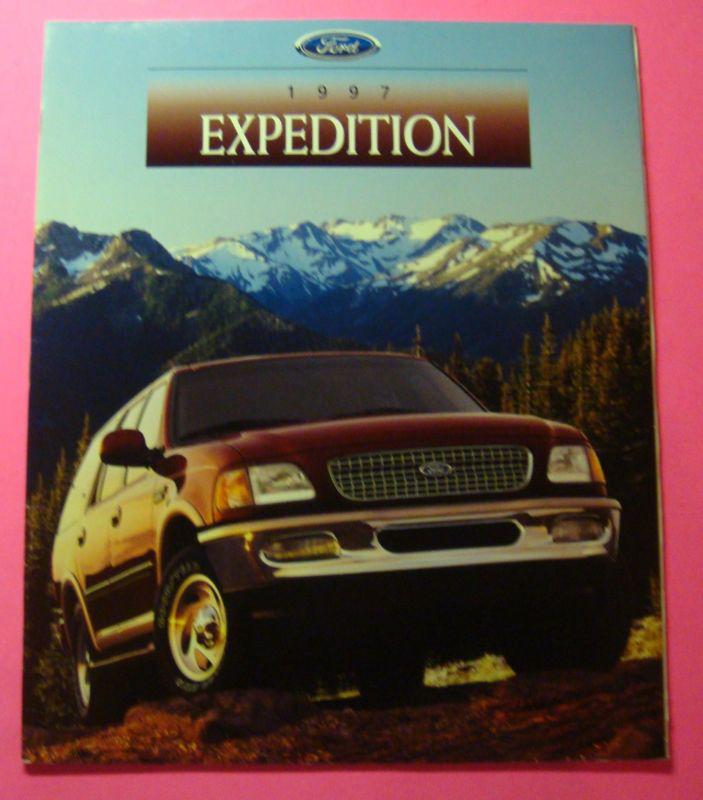 1997 ford expedition lineup showroom sales brochure..