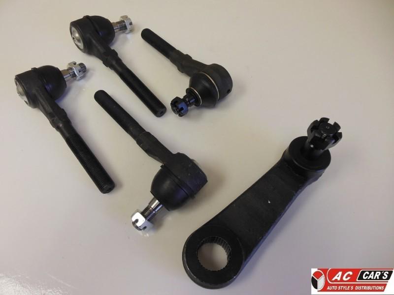 F150 97-03 kit 2 inner & 2 outer tie rod ends ford pitman arm steering  4wd only