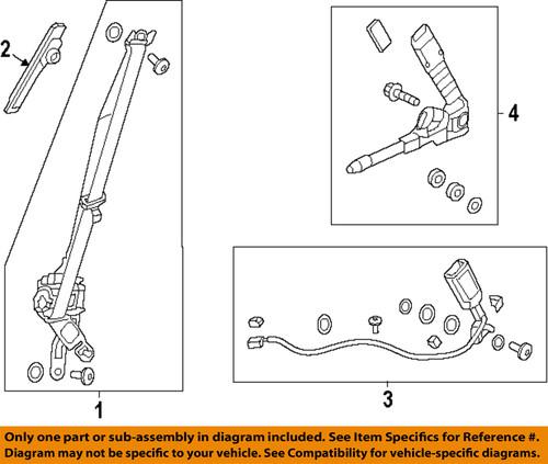 Honda oem 81460tr3a01 front seat belts-adjuster