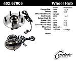 Centric parts 402.67006e front hub assembly