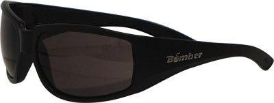 Bomber stink-bomb safety sunglasses matte black w/smoke lens st103