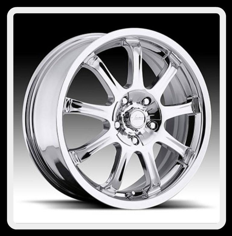 16" vision 424 5x120 bmw tl rl s10 jimmy pontiac chrome wheels rims free lugs