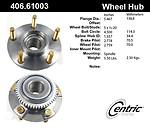 Centric parts 406.61003e front hub assembly