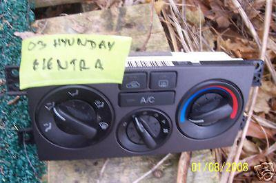  03 - hyundai - elentra -   ac / heater controler