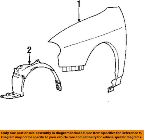 Hyundai oem 6631126260 fender