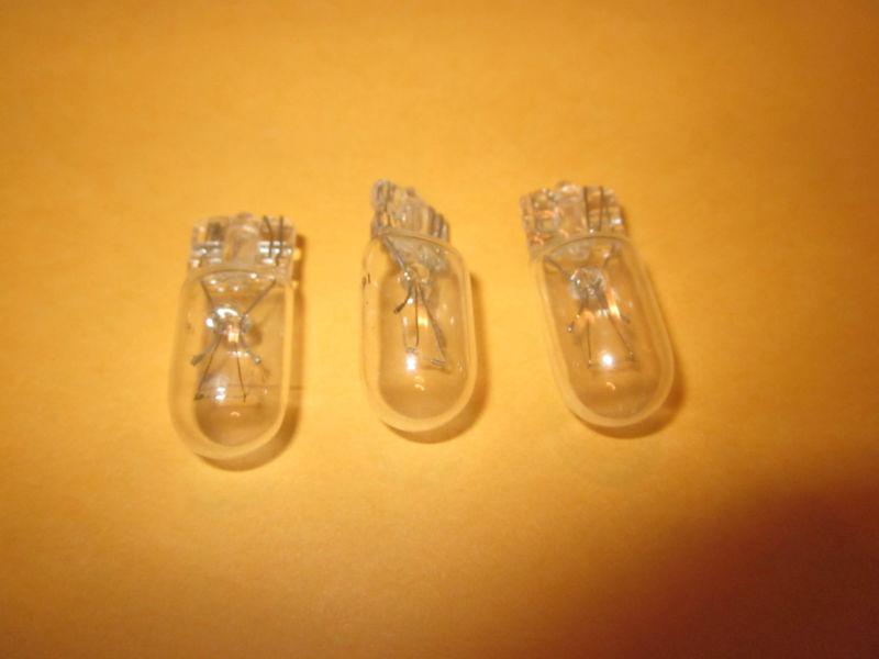 Speedometer cluster lamp bulb 12v pc194 pc161 gas filled.. three for 5 dollars