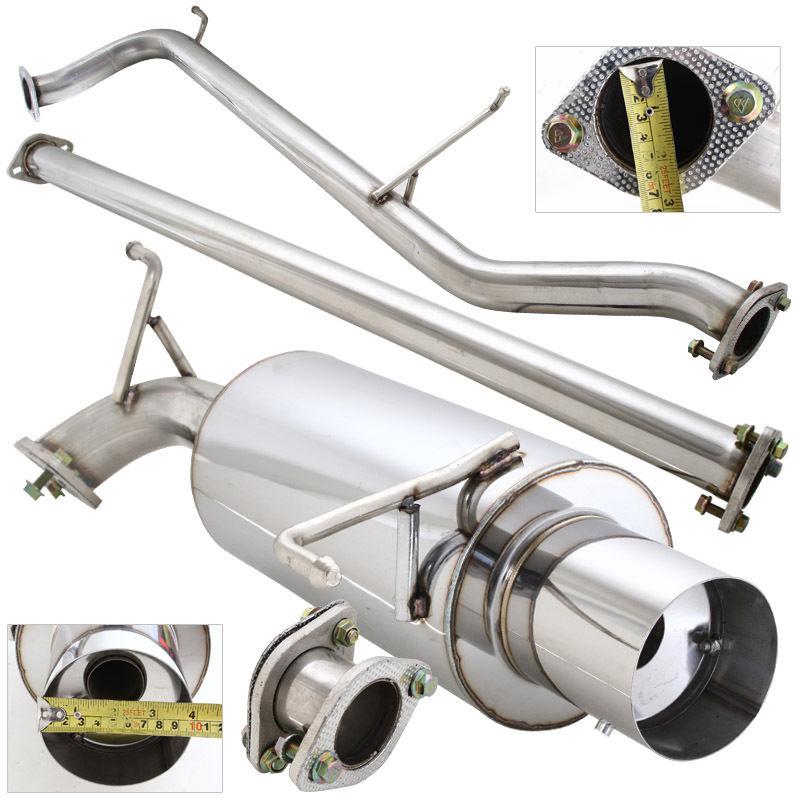 1998 1999 2000 2001 2002 honda accord 4cyl 4dr catback exhaust muffler system