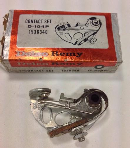 Delco remy d-104p points 1955 - 1956 chevy 1953 - 1956 buick olds gm new