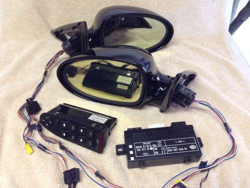 Bmw e39 m5 540i 530i 528i 525i oem m5 sideview mirrors w/ window switch & module