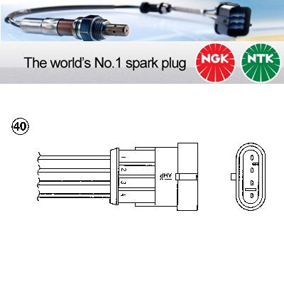 1x ngk ntk oxygen o2 lambda sensor  oza591-bb3 oza591bb3 (0066)