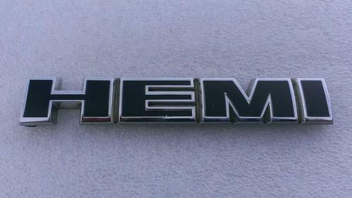 Ready to install dodge hemi emblem badge chrysler challenger charger magnum 