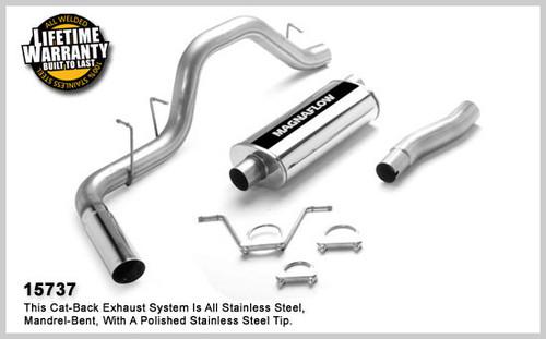 Magnaflow 15737 dodge truck dakota stainless cat-back system performance exhaust