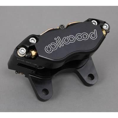 Two (2) wilwood 120-9702 brake caliper billet dynapro aluminum black 4-piston