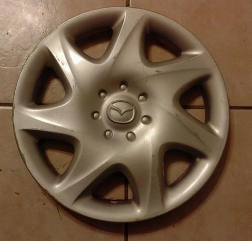 Original oem 1999 2000 mazda protege 14" 7-spoke hubcap wheel cover b25f37170 a