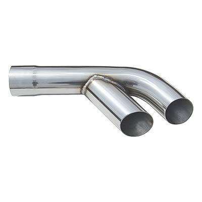 Pypes stainless steel exhaust tips 2 1/2" inlet clamp-on 2 1/4" outlet polished