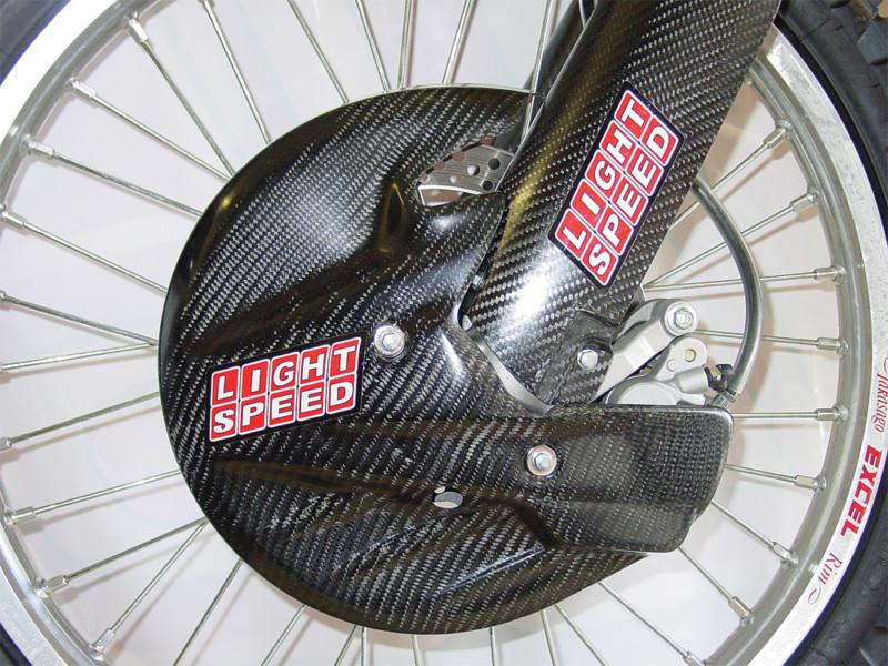 Lightspeed carbon fiber front disc guard  133-00293