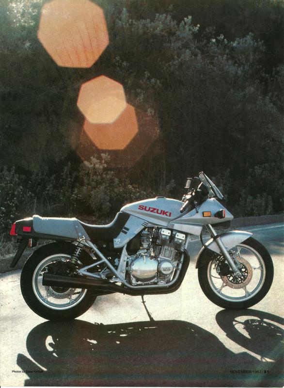 1981 suzuki gs1000 s katana motorcycle road test with dyno specs 7 page gs 1000