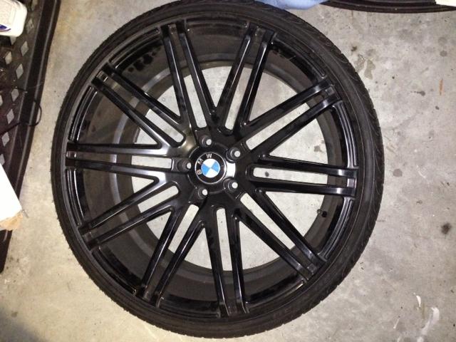 22" xo wheels milan 750li,750i 650 wheels with pirelli p zero nero tires  