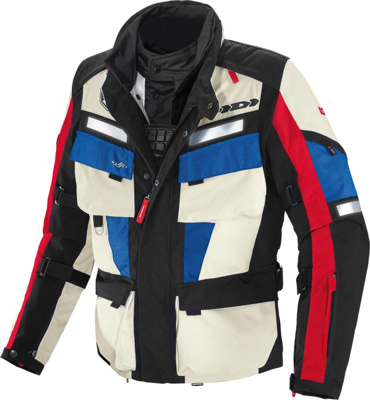 Spidi sport s.r.l. marathon h2out motorcycle jacket black/red/blue xx-large