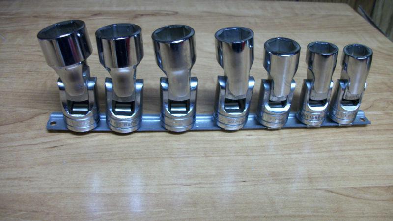 New snap on 1/2 drive  universal swivel socket set 