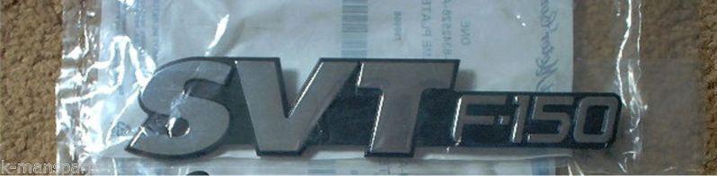 Ford f-150 svt rear emblem lightning oem 99 00 01 02 03