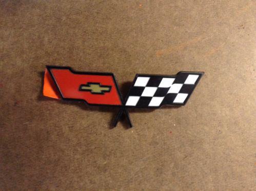 1982 corvette front nose emblem nos